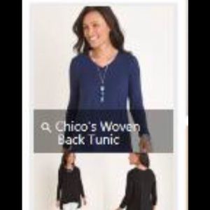 Chico’s Size 2 Navy Tunic